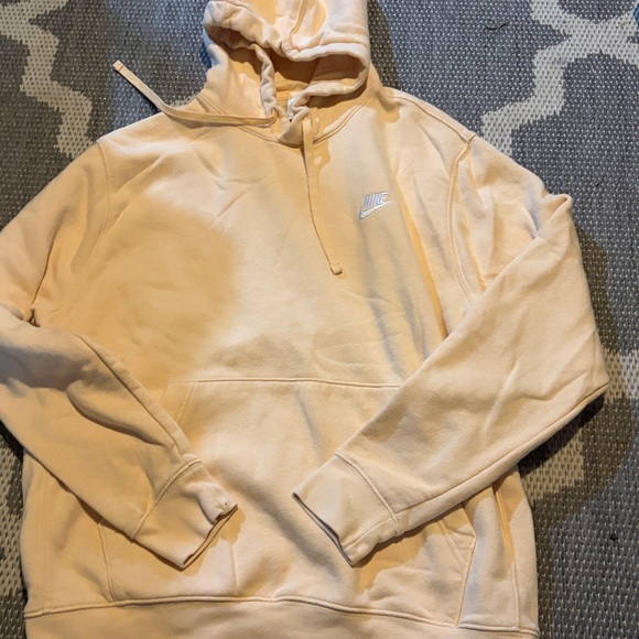 Nike Other - Nike peach colored Hoodie with white  Logo